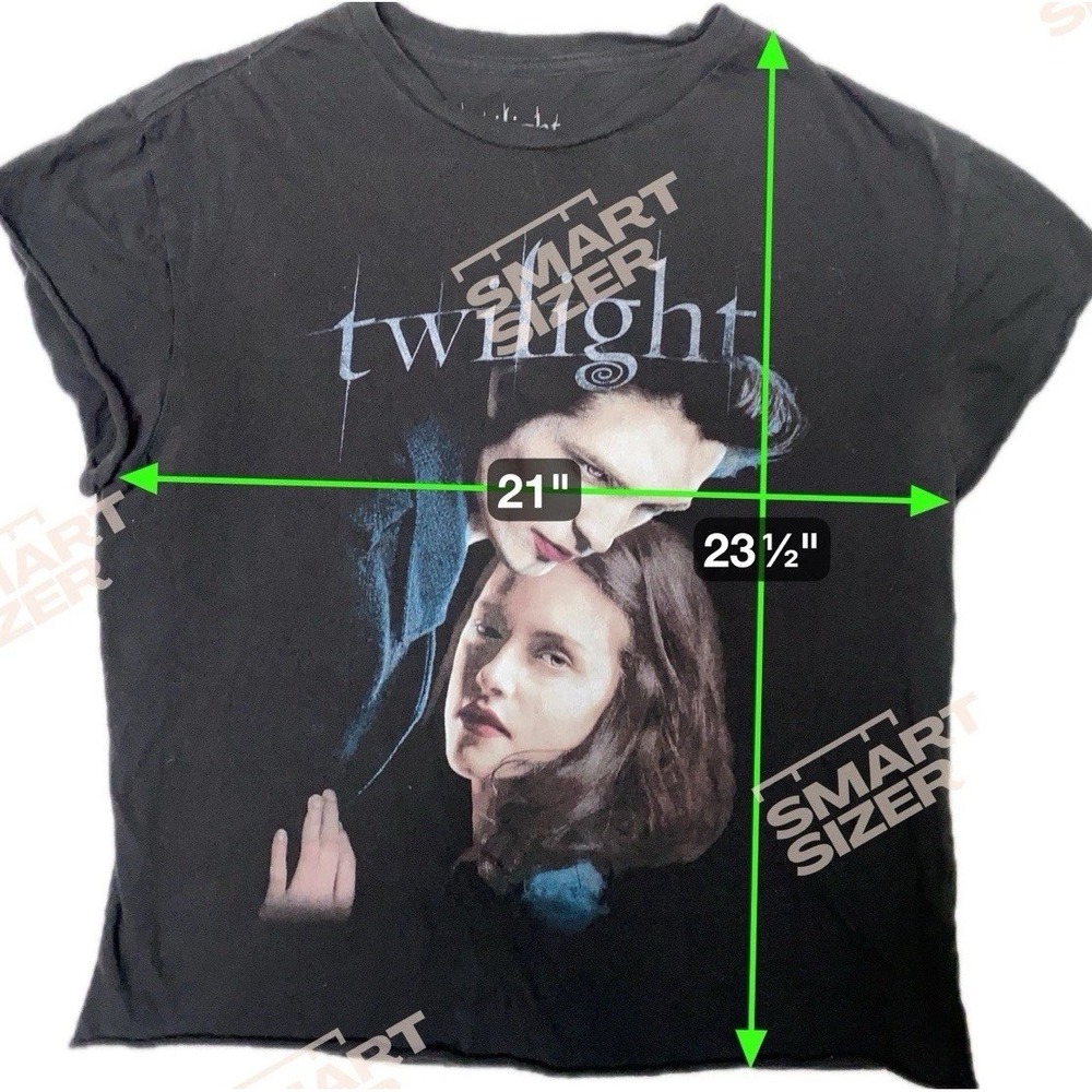 Twilight Saga Graphic Tee Womens L Black‎ Grunge Emo Alt Indie Vampirecore Y2K - Picture 4 of 6